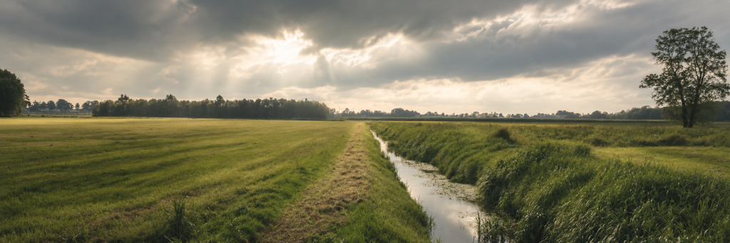 Agricultural landscape in Reusel-Zuid